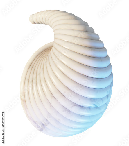 Obraz na płótnie Marble geometric abstract sculpture shape, design element w salonie