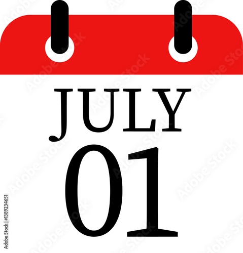 July calendar icon.Calendar Event schedule date. Meeting appointment time. Agenda plan, May month schedule calendar and Time planner.calendar date icon on white background.