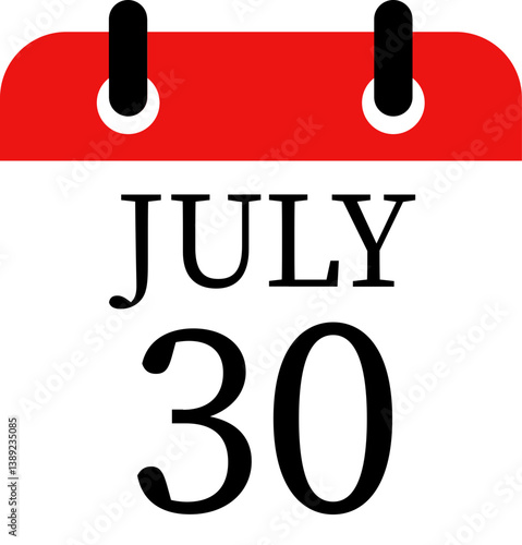 July calendar icon.Calendar Event schedule date. Meeting appointment time. Agenda plan, May month schedule calendar and Time planner.calendar date icon on white background.