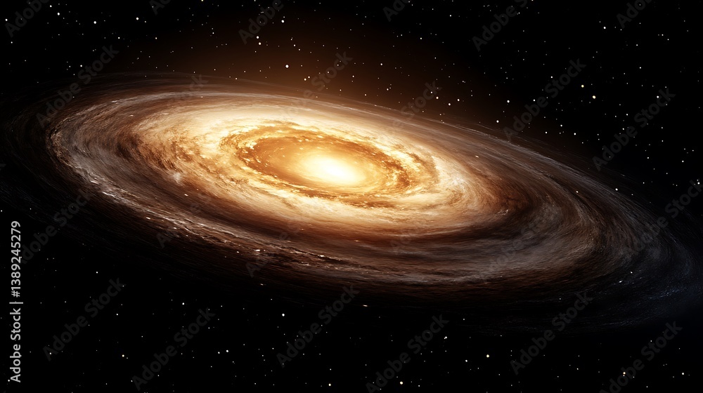 Fototapeta premium Black Hole In Milky Way