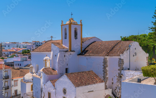 Tavira Portugal church of Santa Maria religious landmark and tourist destination