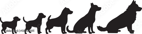 Dog Silhouette Bundle with Humans
