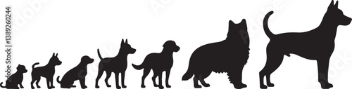 Dog Silhouette Bundle with Humans
