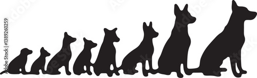 Dog Silhouette Bundle with Humans
