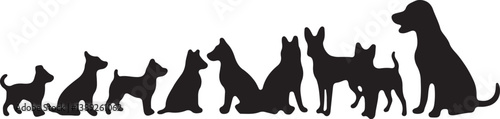 Dog Silhouette Bundle with Humans
