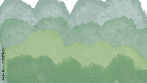 Obraz na płótnie Green watercolor background with copyspace for your design. vector. w salonie
