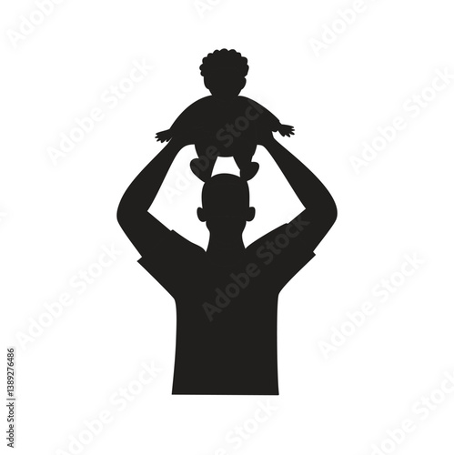 family silhouette, parenting icon, family bonding, father and daughter, mother and son, parents with kids, family dinner, travel with children, child care, parenting vector, daily life family, parent 