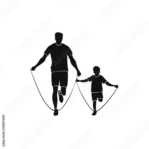 family silhouette, parenting icon, family bonding, father and daughter, mother and son, parents with kids, family dinner, travel with children, child care, parenting vector, daily life family, parent 