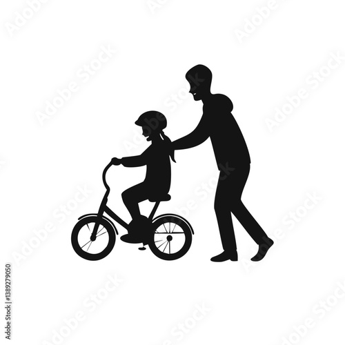 family silhouette, parenting icon, family bonding, father and daughter, mother and son, parents with kids, family dinner, travel with children, child care, parenting vector, daily life family, parent 