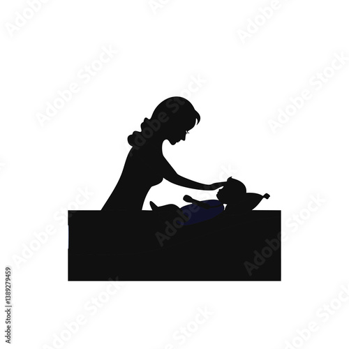 family silhouette, parenting icon, family bonding, father and daughter, mother and son, parents with kids, family dinner, travel with children, child care, parenting vector, daily life family, parent 