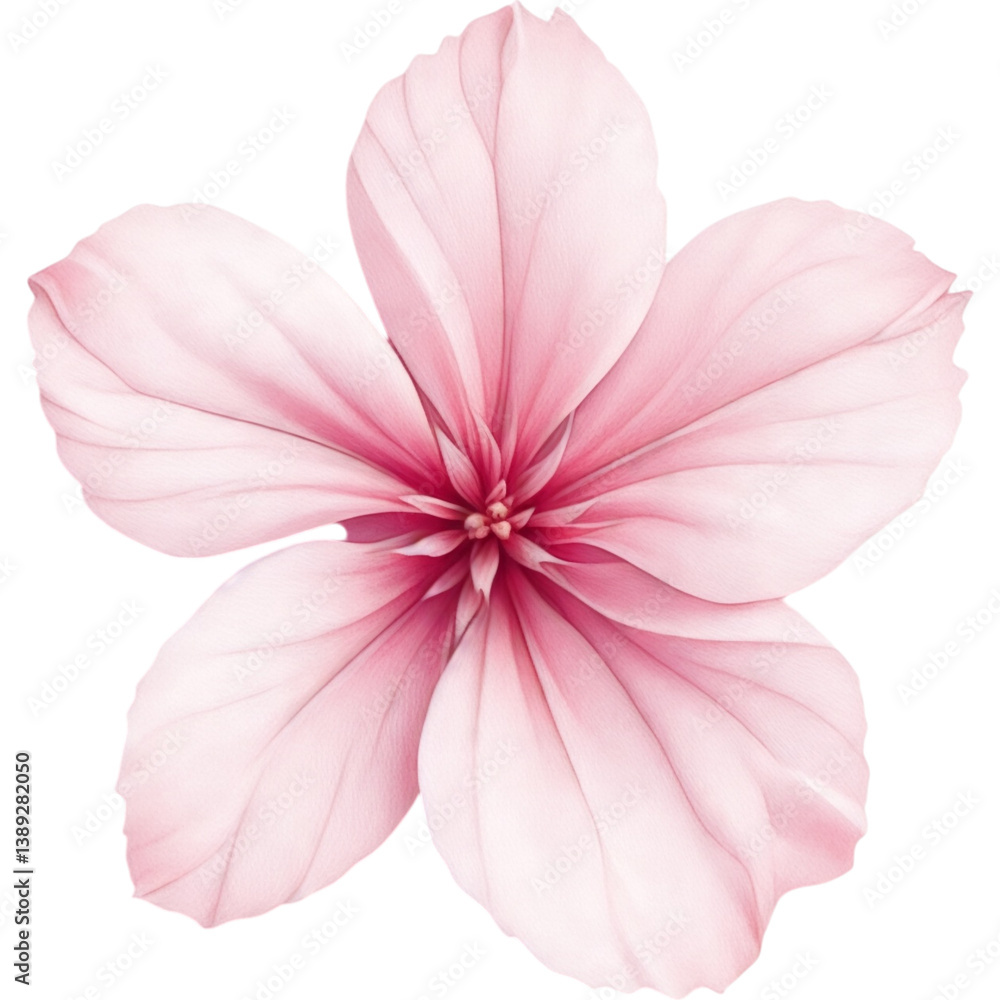 Single Delicate Pink Flower Single Delicate Pink Flower