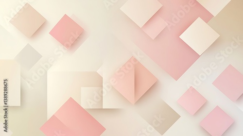 Abstract pastel geometric shapes background. (7)