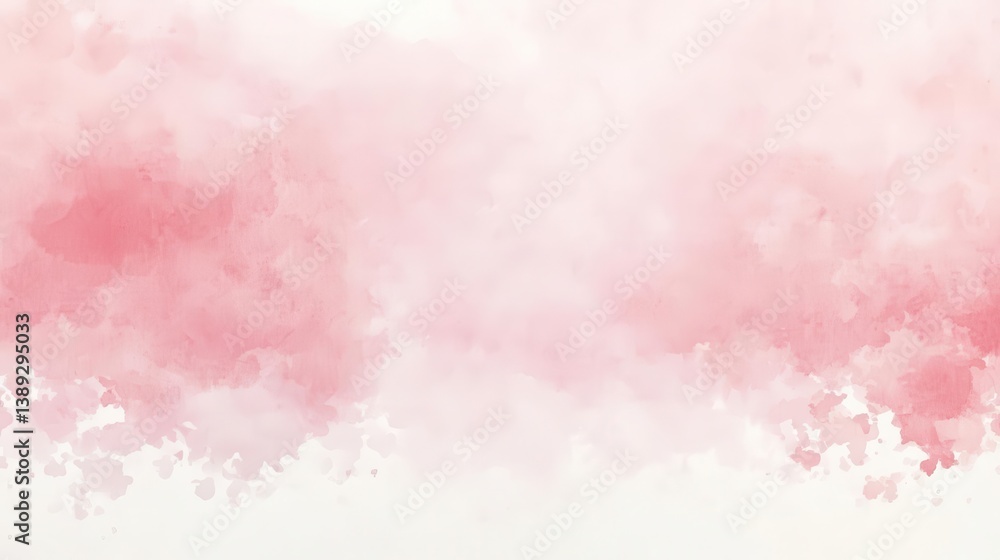 Obraz premium Abstract water-based painted pink background