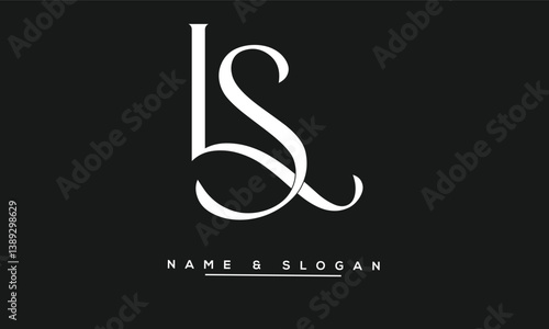 SL, LS  Abstract Letters Logo Monogram