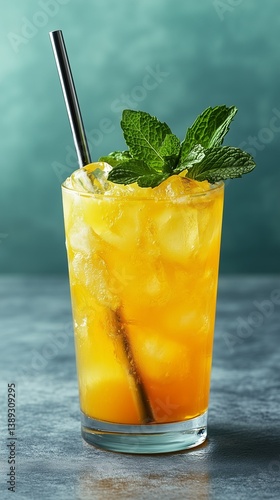 cocktail with lime