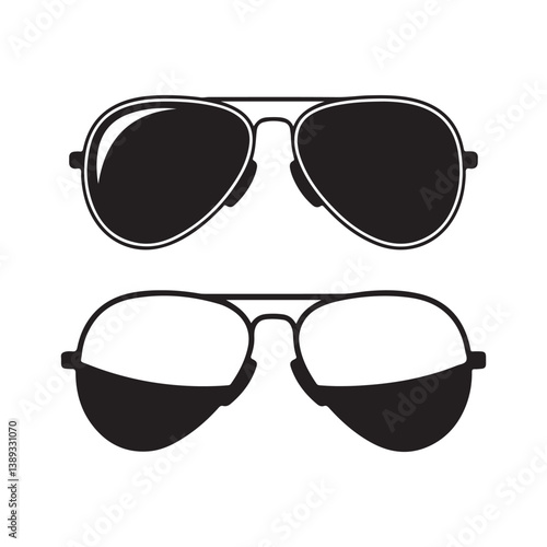 Sunglasses con. sunglasses icon Vector illustration