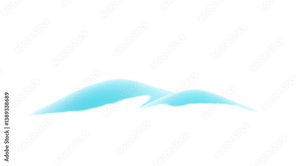 Abstract Blue Wave Illustration On Transparent Background Dynamic Motion Abstract Blue Wave Illustration On Transparent Background Dynamic Motion