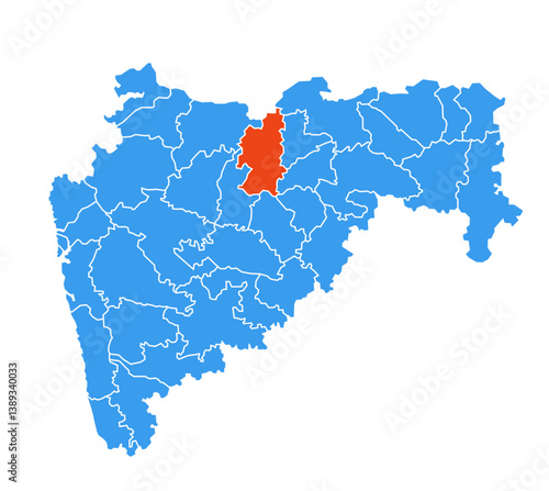 Buldhana district map