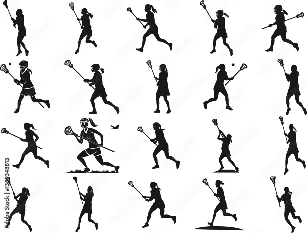 Lacrosse Female Player Lacrosse Female Player