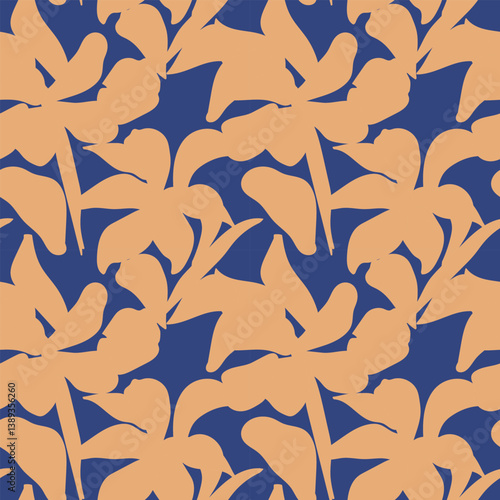 Pastel Abstract Floral Seamless Pattern Design