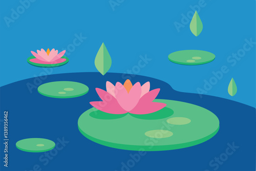 lotus flower in water