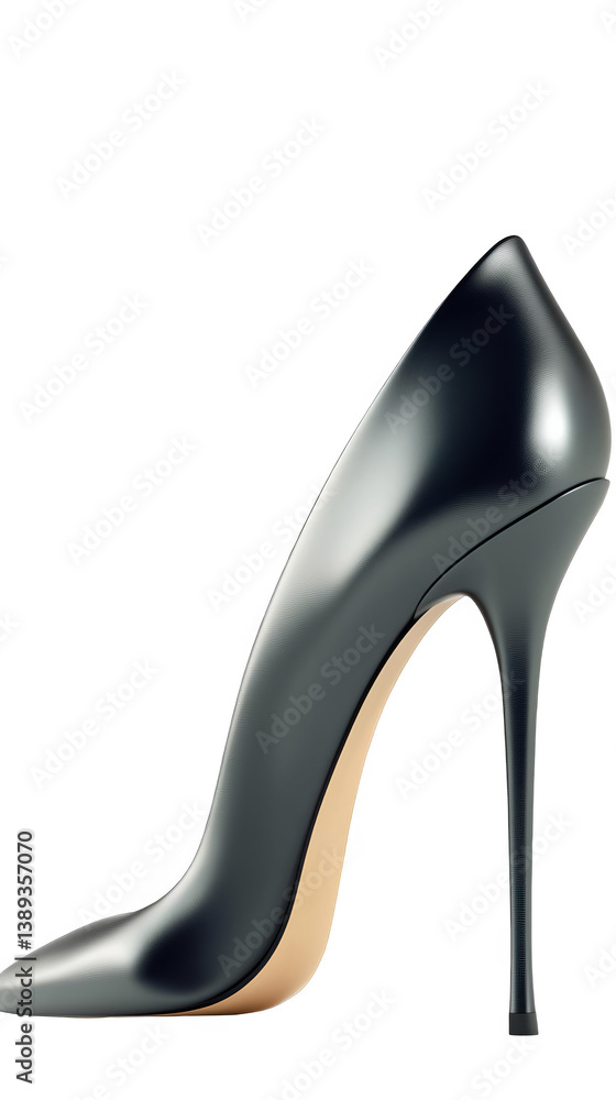 Elegant Black Heels Photo On Transparent Background For Fashion Design Elegant Black Heels Photo On Transparent Background For Fashion Design