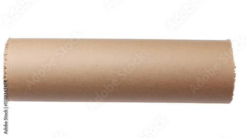 Isolated Abstract Texture Cylinder On Transparent Background