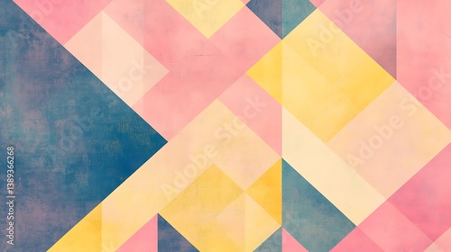 Abstract geometric pastel background. (6)