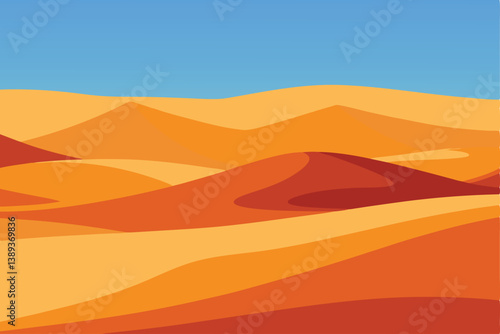sand dunes in the desert
