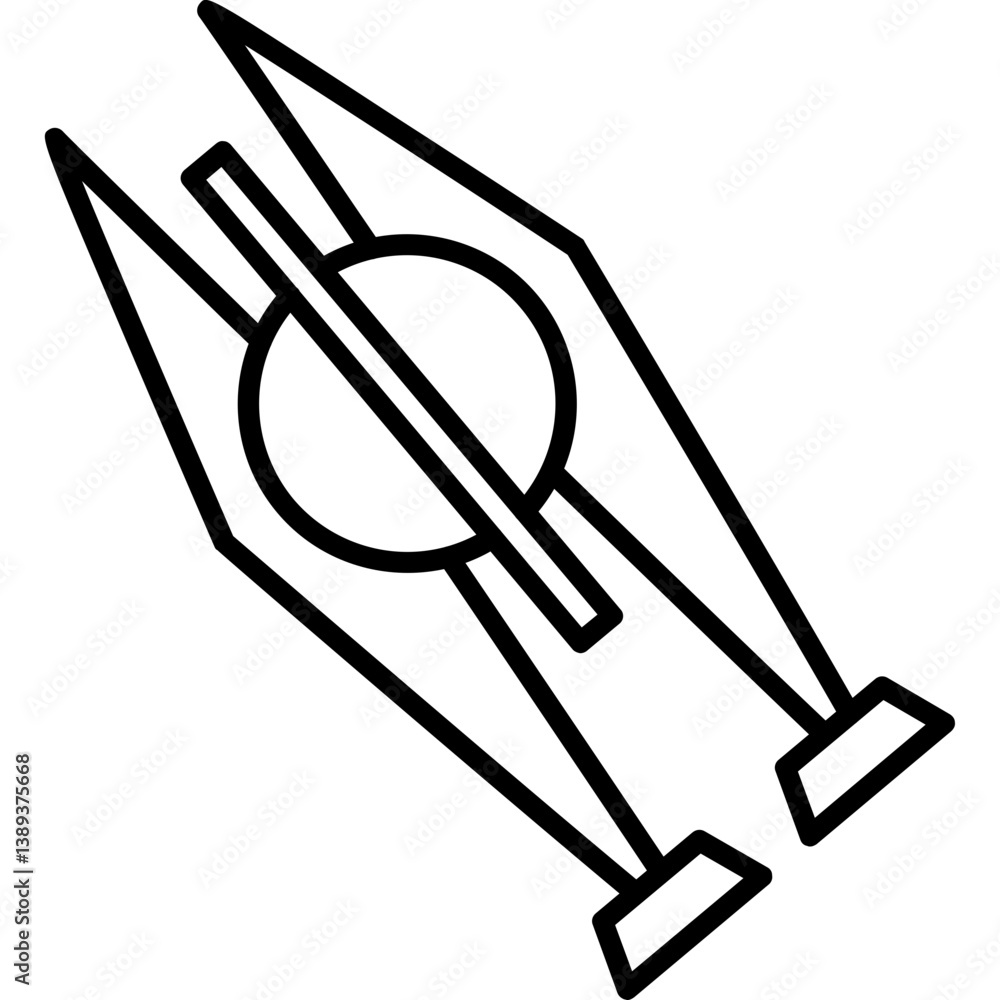 Obraz premium Star Forge Icon