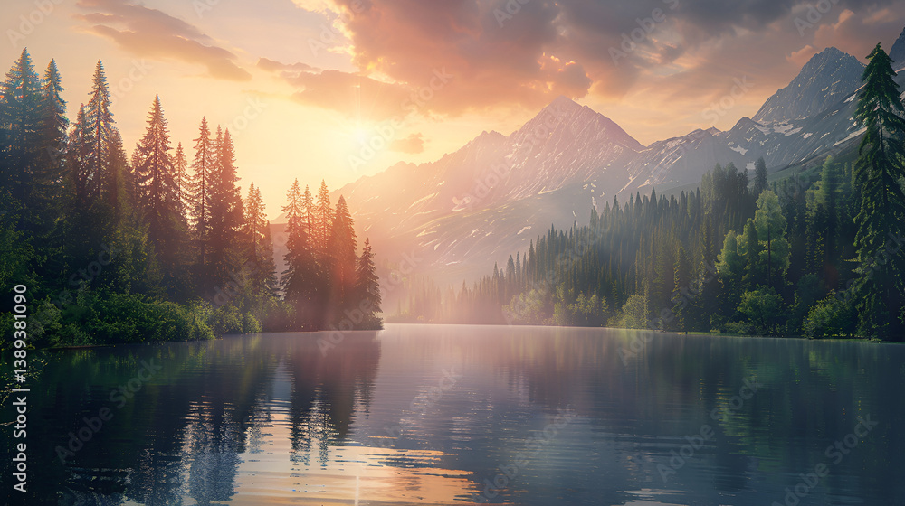 sunrise in the mountains sunrise in the mountains