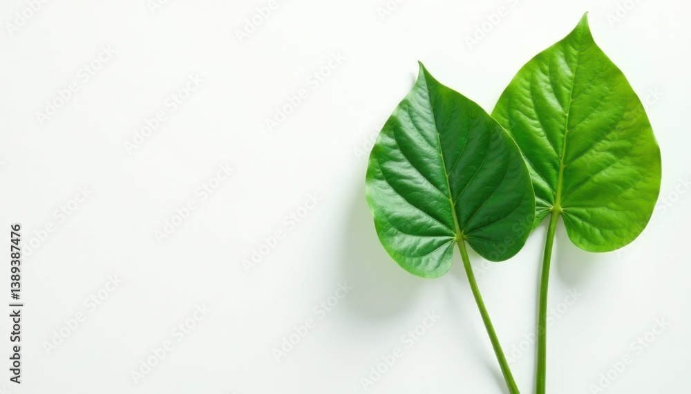 Delicate Monstera leaves with isolated stems on white background, botanical, monstera Delicate Monstera leaves with isolated stems on white background, botanical, monstera