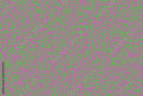 Grid of geometrical shapes in random colors