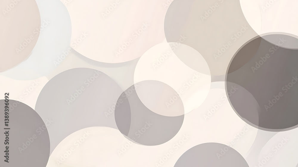 Abstract background with overlapping circles in neutral tones. (1) Abstract background with overlapping circles in neutral tones. (1)