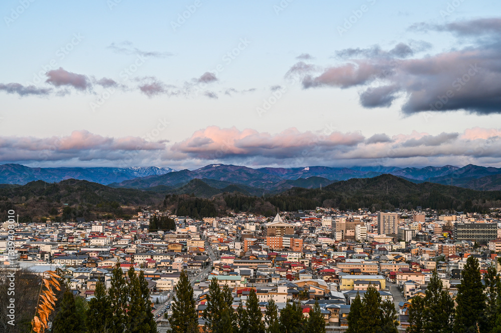 Fototapeta premium 岐阜高山の街並み