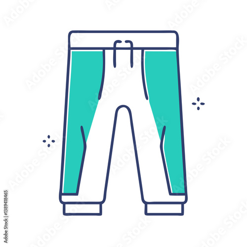 Stylish athletic pants in a modern design, showcasing a blend of functionality and fashion, suitable for sports enthusiasts, workout gear, and active lifestyle apparel.