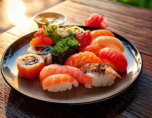 Sushi seafood