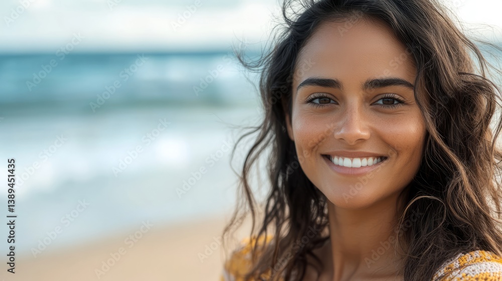 Woman enjoying a serene moment by the ocean, embodying calm and natural beauty.
Woman enjoying a serene moment by the ocean, embodying calm and natural beauty.