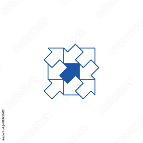 Arrow sign symbol design. Vector