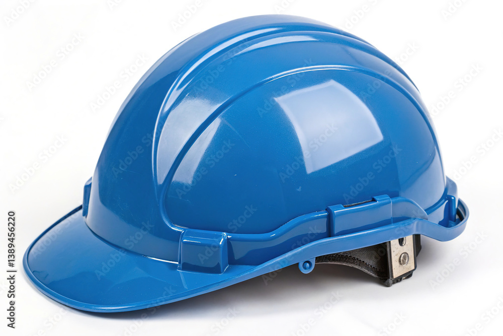 Blue helmet - industrial safety equipment