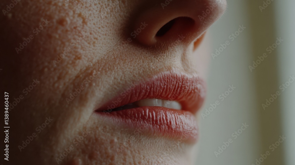 © Nelly - Close-up of a person's lips and skin texture, highlighting natural beauty and human detail. © Nelly - Close-up of a person's lips and skin texture, highlighting natural beauty and human detail.