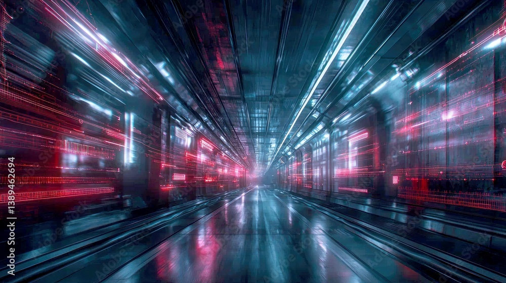 Cyberpunk Digital Tunnel: A Futuristic Journey Through the Network's Core Cyberpunk Digital Tunnel: A Futuristic Journey Through the Network's Core