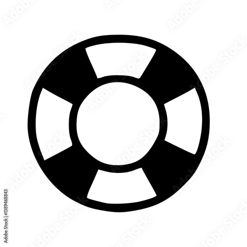Lifebuoy Icon - Safety and Rescue