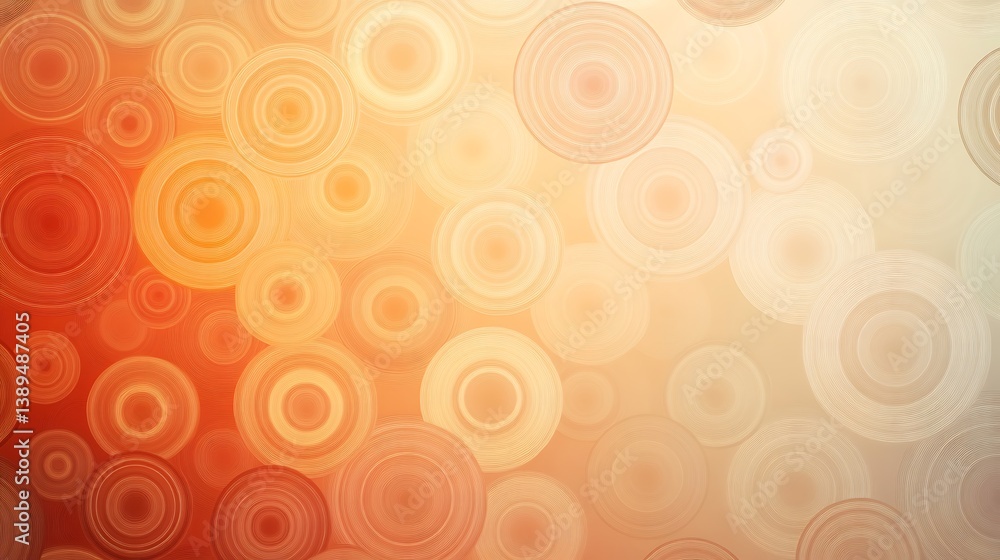 Abstract orange and beige concentric circles background. Abstract orange and beige concentric circles background.
