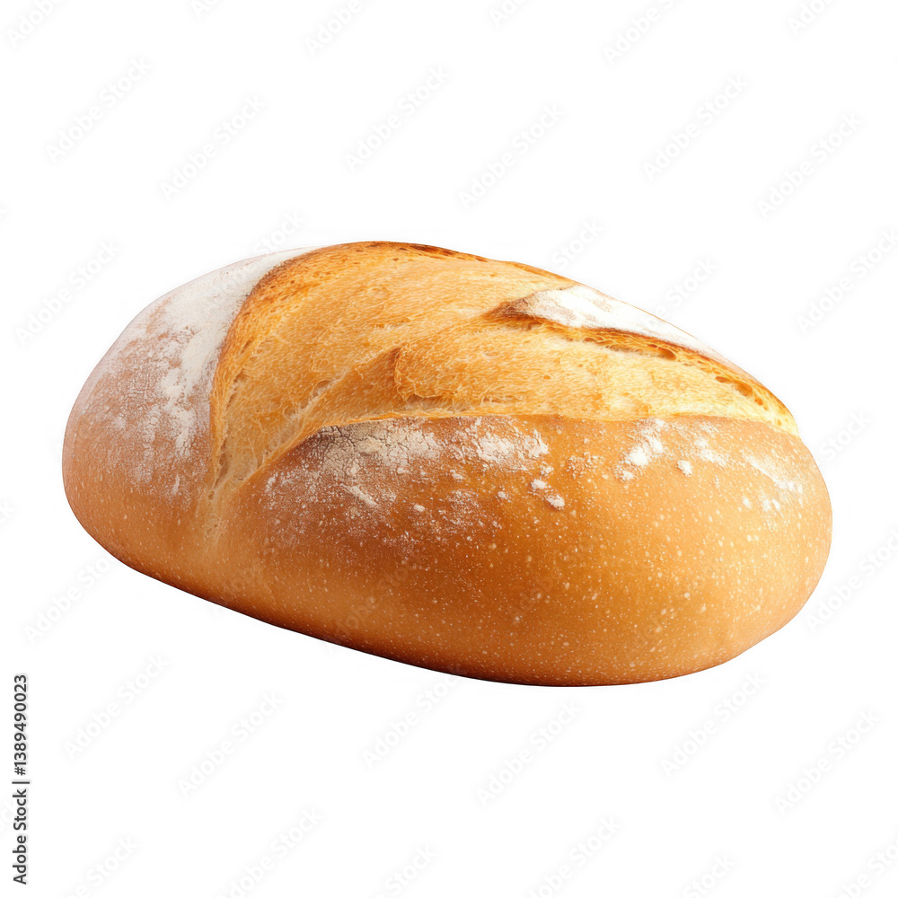 Freshly baked loaf of bread on transparent background perfect for culinary designs and bakery promotions Freshly baked loaf of bread on transparent background perfect for culinary designs and bakery promotions