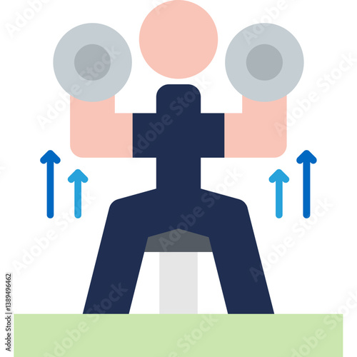 Shoulder Press Icon