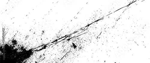Obraz na płótnie Vector abstract of ink splatters artistic paint background. w salonie