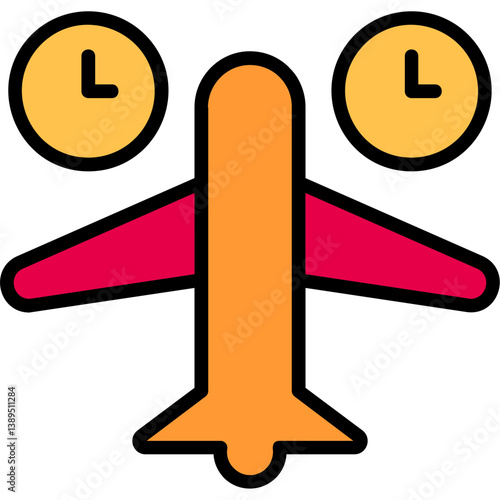 Jet Lag Icon