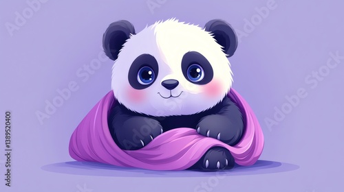 Wallpaper Mural little panda cute wallpaper Torontodigital.ca