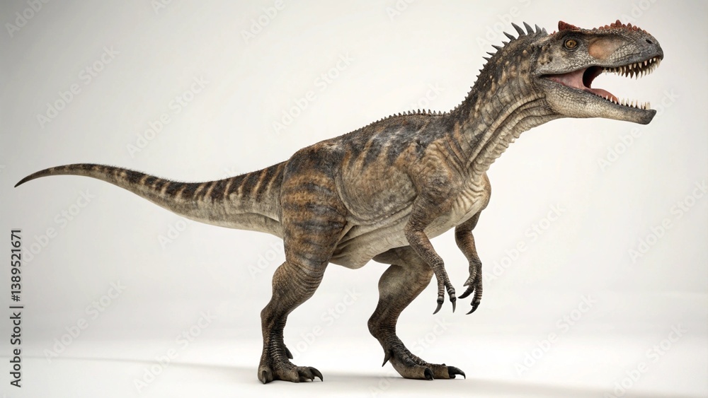 Allosaurus on studio background
Allosaurus on studio background